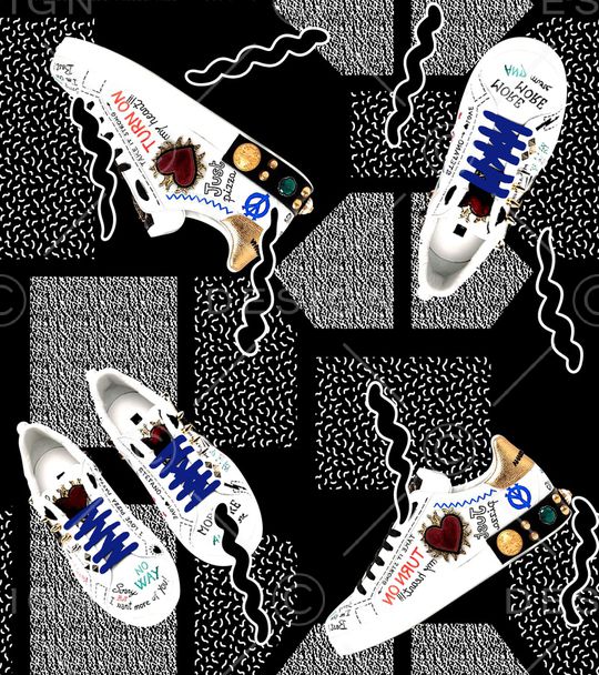 大牌男装印花华亿平台图片