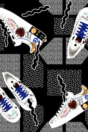 大牌男装印花华亿平台图片