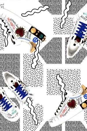 大牌男装印花华亿平台图片