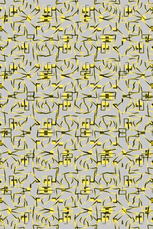 几何花卉印花华亿平台图片