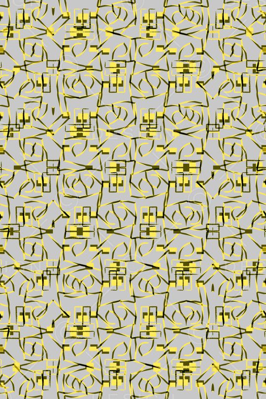 几何花卉印花华亿平台图片