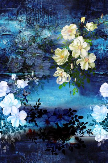 抽象印花华亿平台图片