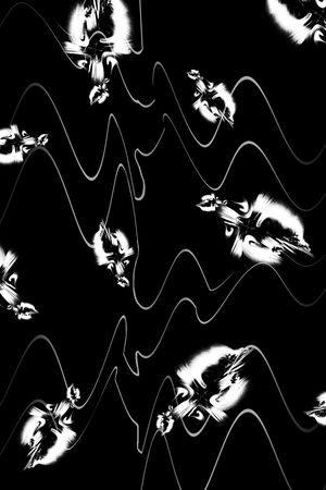 抽象印花华亿平台图片