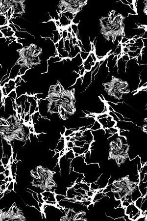 抽象印花华亿平台图片