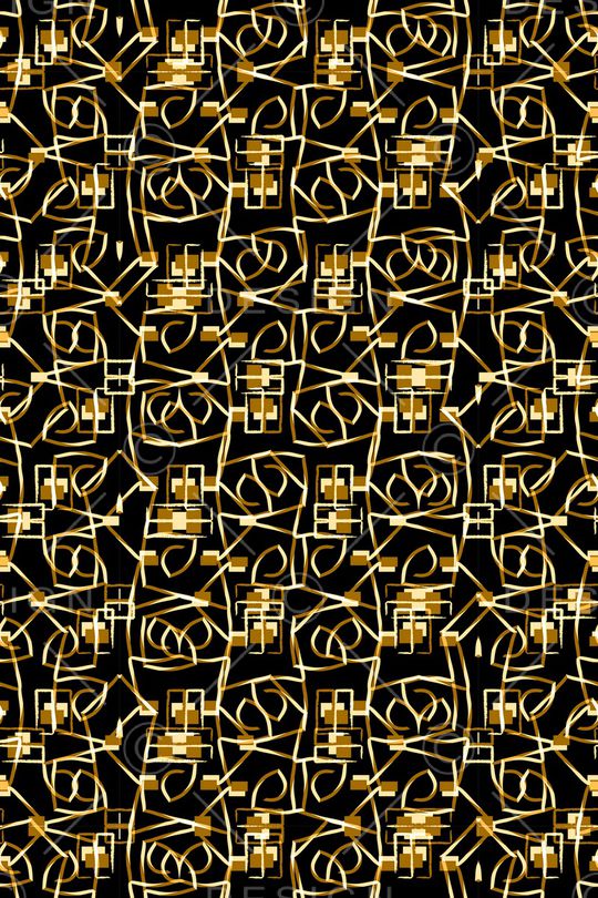 几何花卉印花华亿平台图片