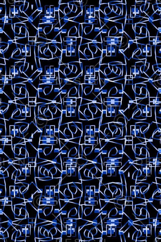 几何花卉印花华亿平台图片