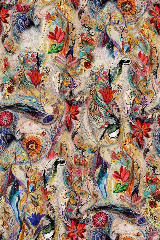 花鸟印花华亿平台图片