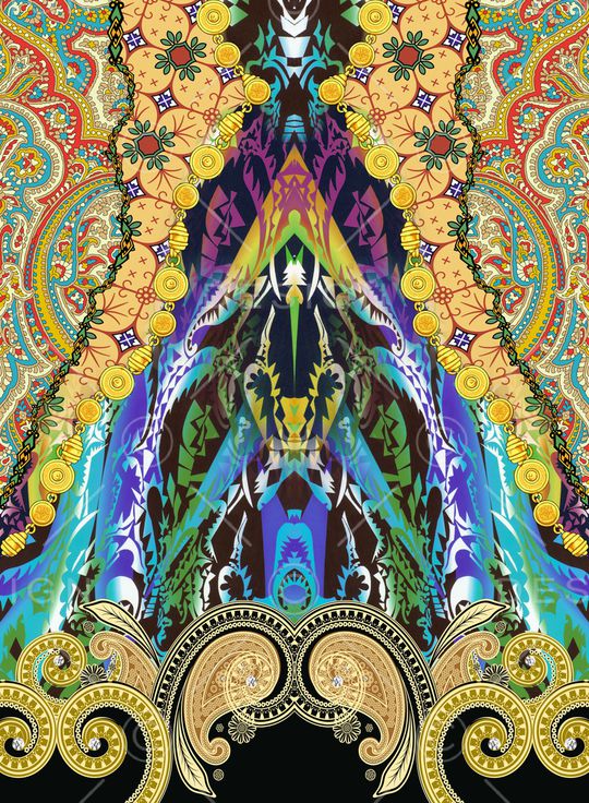 民族风印花华亿平台图片