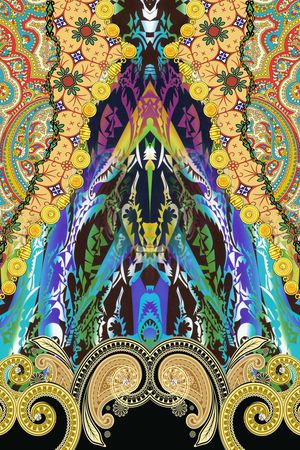 民族风印花华亿平台图片