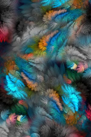 抽象印花华亿平台图片