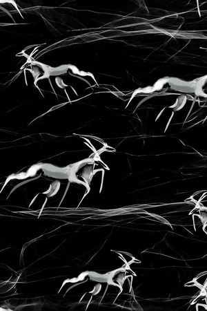 抽象男装印花华亿平台图片