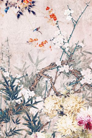 抽象印花华亿平台图片