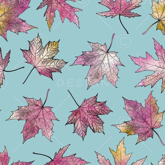 枫叶印花华亿平台图片