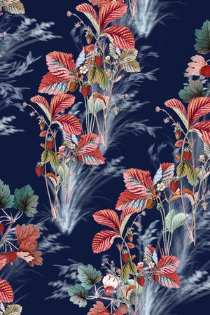 草莓印花华亿平台图片