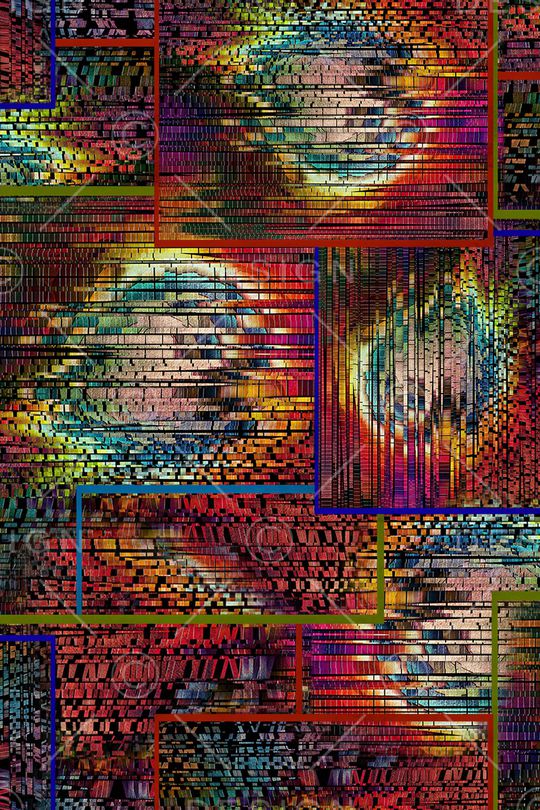 抽象印花华亿平台图片