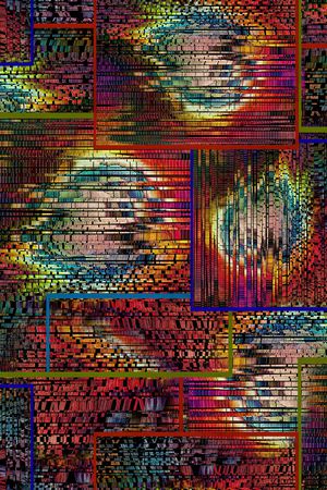 抽象印花华亿平台图片