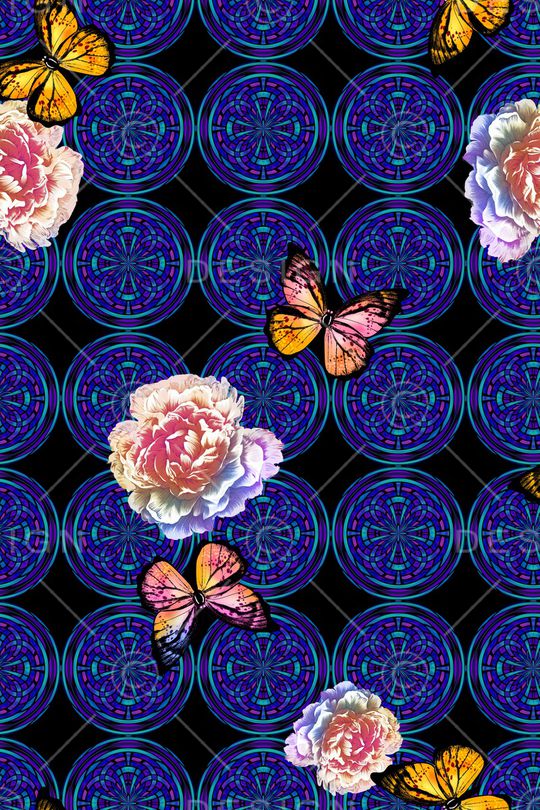 几何印花华亿平台图片