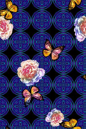 几何印花华亿平台图片