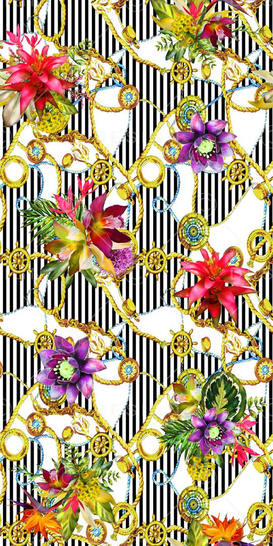 线条印花华亿平台图片