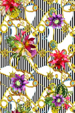 线条印花华亿平台图片