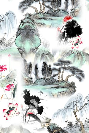 几何定位印花华亿平台图片