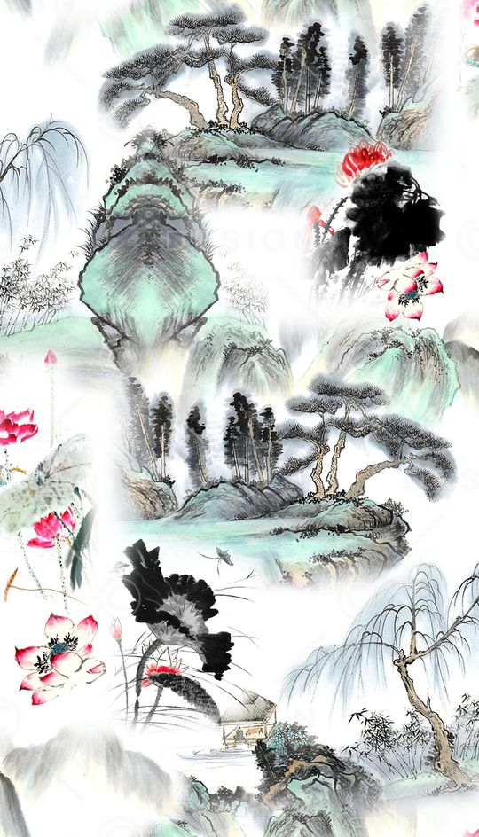 几何定位印花华亿平台图片