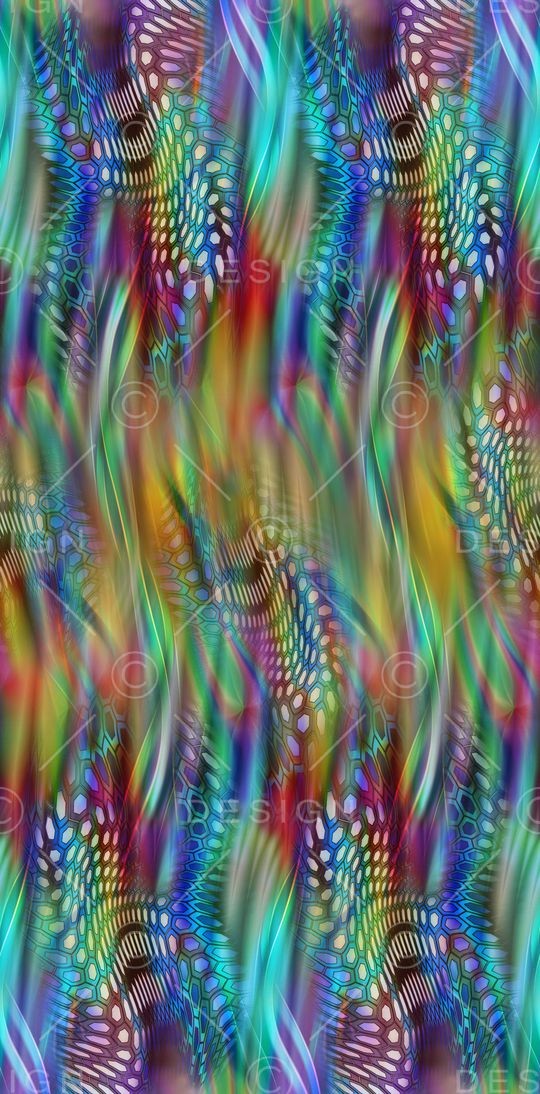 抽象印花华亿平台图片