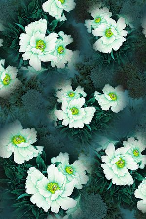 中国风印花华亿平台图片