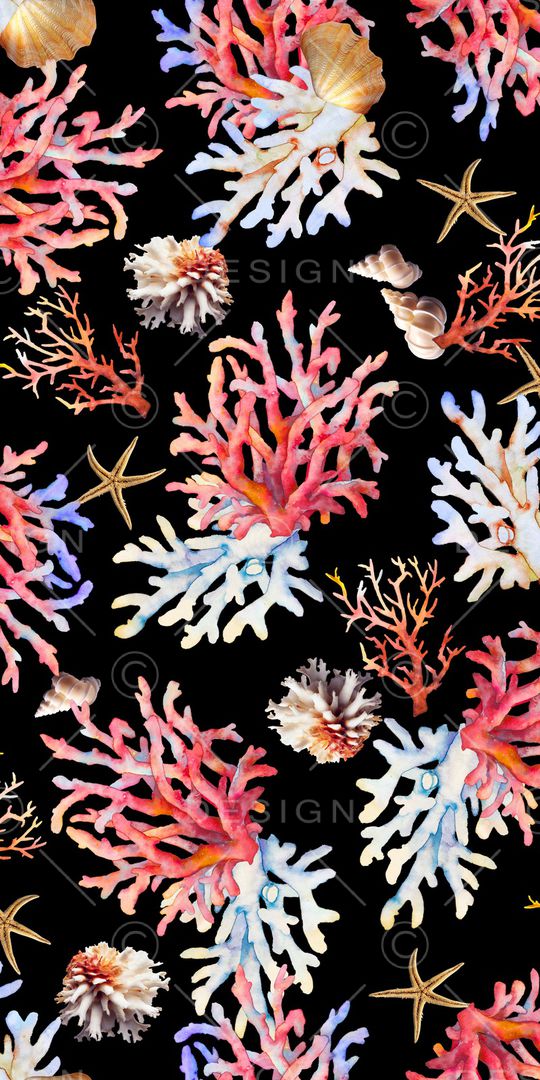 珊瑚印花华亿平台图片