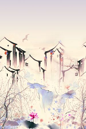 荷花印花华亿平台图片