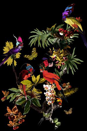 男装绣花印花华亿平台图片