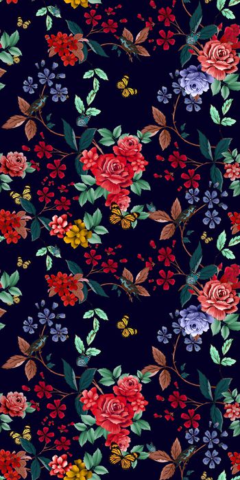 植物印花华亿平台图片