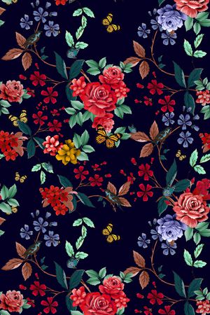 植物印花华亿平台图片