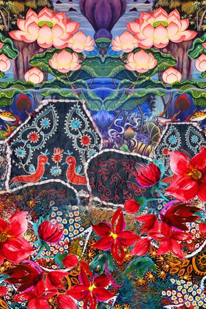 数码华亿平台印花华亿平台图片