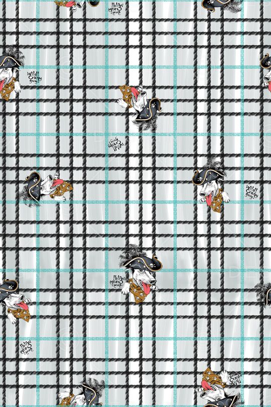 线条印花华亿平台图片