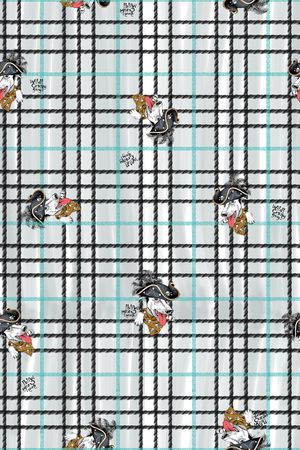 线条印花华亿平台图片