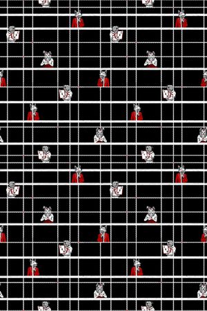 线条印花华亿平台图片