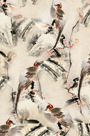 中国风印花华亿平台图片