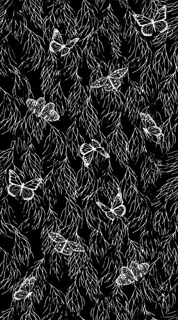 937906-抜印 抽象纹理 蝴蝶--2