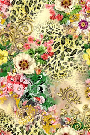 中国风印花华亿平台图片