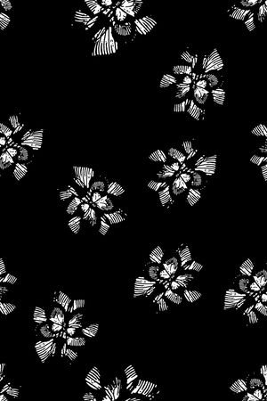 抽象花卉印花华亿平台图片