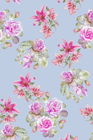 植物印花华亿平台图片