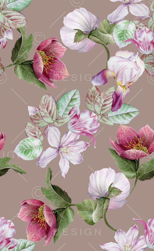 植物印花华亿平台图片