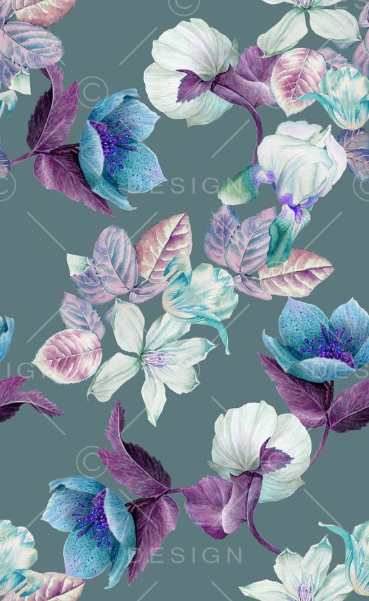 植物印花华亿平台图片