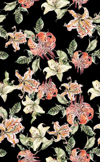 植物印花华亿平台图片