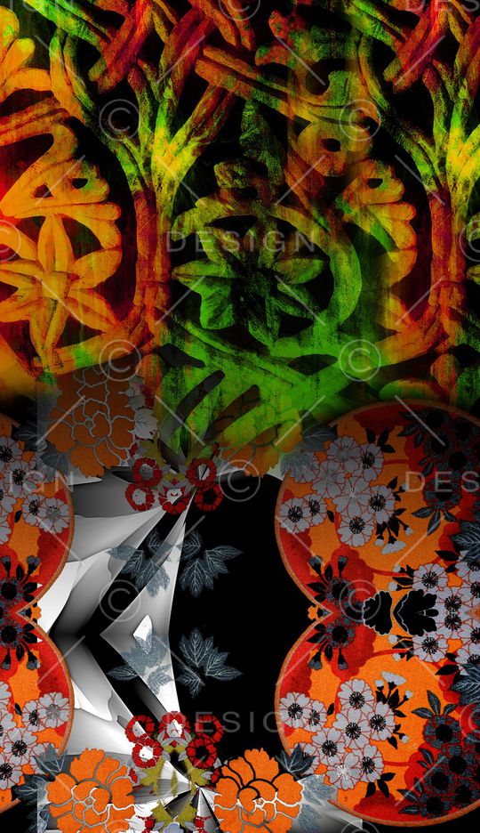 波西米亚印花华亿平台图片