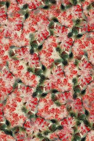 荷花印花华亿平台图片