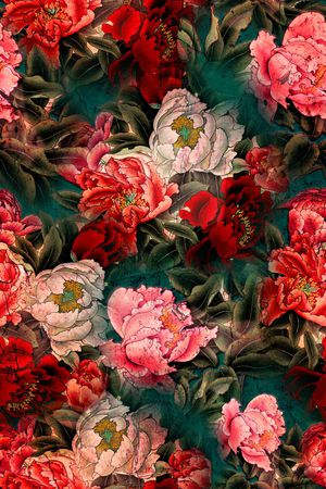 植物印花华亿平台图片