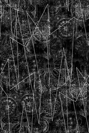 抽象印花华亿平台图片