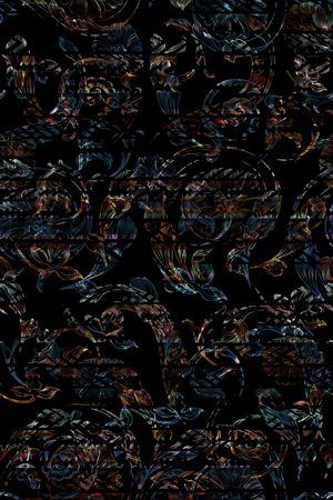 抽象印花华亿平台图片